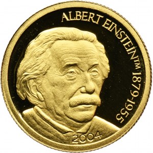 Northern Mariana Islands, 5 Dollar 2004 - Albert Einstein