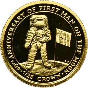 Isle of Man, Elizabeth II, 1/25 Crown Surrey 2009 - First Man on the Moon
