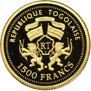 Togo, 1 500 franků 2007 - Atlas