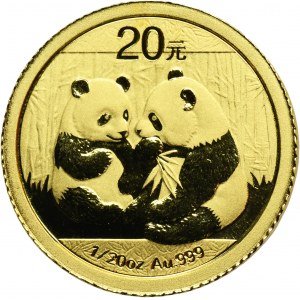 China, 20 Yuan 2009 - Panda