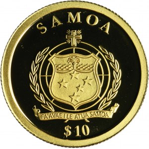 Samoa, 10 Dollars 2009 - Maria Skłodowska-Curie