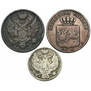 Set, 3 groschen 15 kopeck = 1 zloty (3 pcs.)