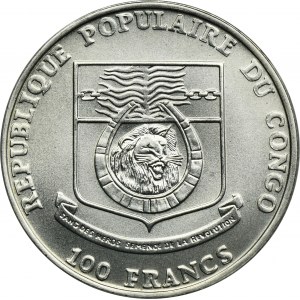 Democratic Republic of the Congo, 100 Francs 1992 - Summer Olympic Games in Barcelona