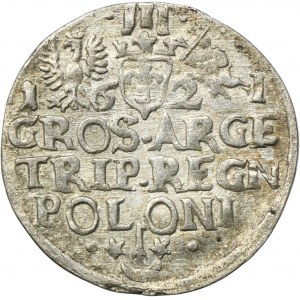 Sigismund III Vasa, 3 Groschen Cracow 1621