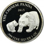 Gabon, 1.000 CFA Francs 2015 - Chinese Panda