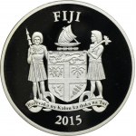 Fiji, 1 Dollar 2015 - Lady with an Ermine, Leonardo da VInci