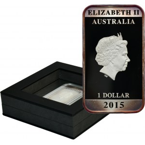 Austrália, Elizabeth II, 1 dolár Perth 2015 P - Austrálsky Červený kríž