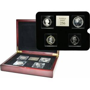 Set, Great Britain and Dependent Territories, Elizabeth II, Pounds and 5 Dollars 2008 (4 pcs.)