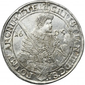 Germany, Electorate of Saxony, Christian II, Johann Georg I and August, Thaler Dresden 1605