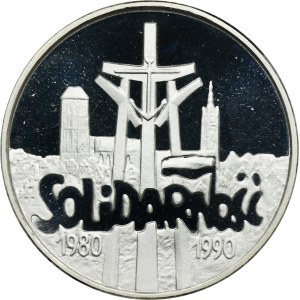 100,000 PLN 1990 Solidarity - GRUBA