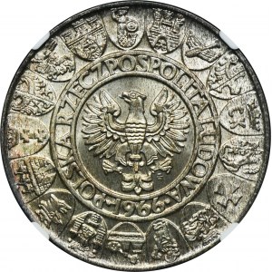 100 złotych 1966 Mieszko i Dąbrówka - NGC MS66