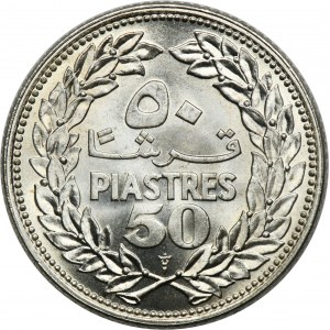 Lebanon, 50 Piastres Utrecht 1952