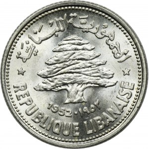 Lebanon, 50 Piastres Utrecht 1952