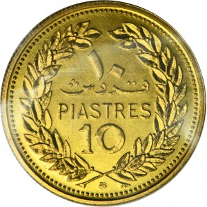 PROBE, Lebanon, 10 Piastres Paris 1972