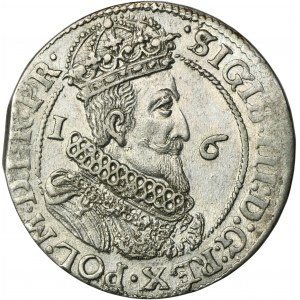 Sigismund III Vasa, 1/4 Thaler Danzig 1624/3 - PR•