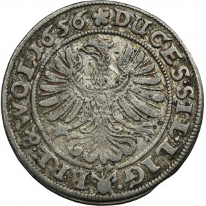 Silesia, Duchy of Liegnitz-Brieg-Wohlau, Georg III, Ludwig IV, Christian, 3 Kreuzer Brieg 1656 - RARE