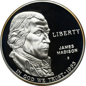 USA, 1 dolar San Francisco 1993 - James Madison