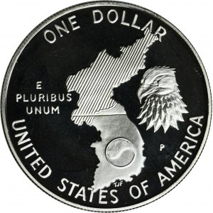 USA, 1 dolar Philadelphia 1991 P - 38. výročí korejské války