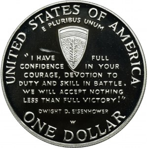 USA, 1 dolár West Point 1995 W - Deň D