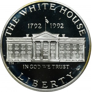 USA, 1 dolár West Point 1992 W - Biely dom