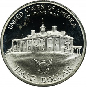 USA, 1/2 dolára San Francisco 1982 S - 250. výročie narodenia Georgea Washingtona