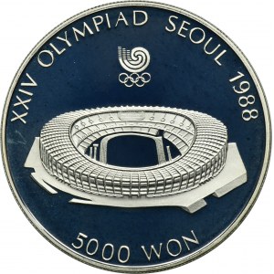 Južná Kórea, 5 000 wonov 1987 - Olympijský štadión