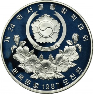 South Korea, 5.000 Won 1987 - Olympic Stadium