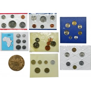 Set, World vintage sets and medal (8 pcs.)