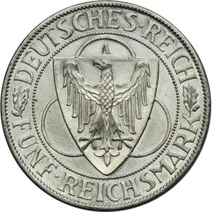 Germany, Weimar Republic, 5 Mark Berlin 1930 A