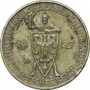 Germany, Weimar Republic, 5 Mark Stuttgart 1925 F