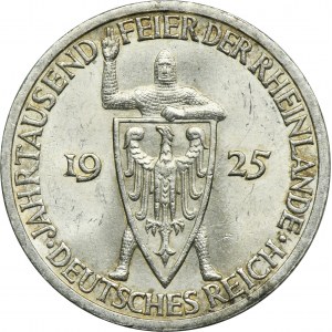 Germany, Weimar Republic, 3 Mark Berlin 1925 A