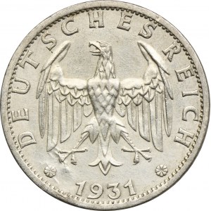 Germany, Weimar Republic, 3 Mark Berlin 1931 A