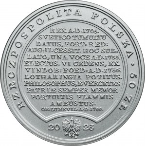 Poklady Stanislava Augusta, 50 zlotých 2023 Stanisław Leszczyński