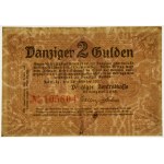 Danzig, 2 Gulden 1923 - October - AK initials - PMG 40