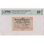 Danzig, 2 Gulden 1923 - October - AK initials - PMG 40