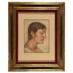 Eugeniusz ZAK (1884 Mogilno -1926 Paryż), Portret mężczyzny z profilu, ok. 1920