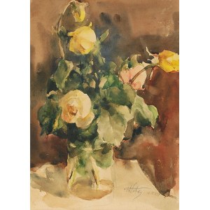 Marcin KITZ (1891-1943), Róże w wazonie, 1934