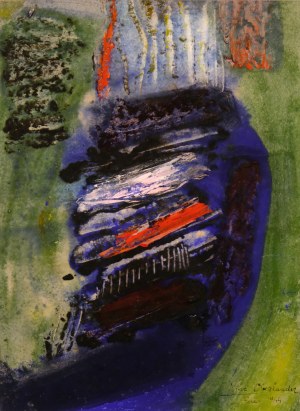 Marek OBERLÄNDER (1922 - 1978), Bez tytułu, 1964