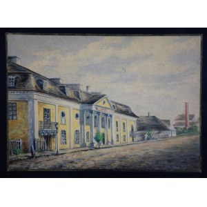 „Widok na budynek Sokoła”, A.N. pocz. XX w.