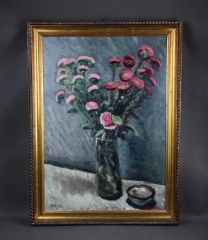 Efraim Mandelbaum (1884-1943), “Martwa natura z kwiatami”, ok. 1925 r.