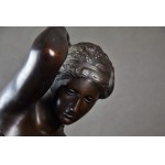 „Przykucnięta Wenus”, stop metali (brąz?), Monachium, pocz. XX w. wys. 76 cm!