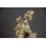 Rzeźba “Dwie boginie”, kamień steatyt, Chiny, dynastia Qing, XIX w.