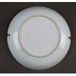 Talerz ze srebrnym pałąkiem, Chiny, okres Yongzheng, lata 1722-1735;