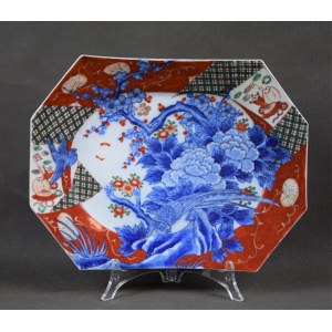 Patera oktagonalna, Imari, Japonia, XIX w.