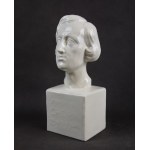 Popiersie “Fryderyk Chopin”, 1949r., fajans, sygnowany;