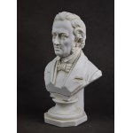 Popiersie Fryderyka Chopina, biskwit, 2 poł. XIX w.