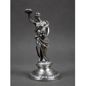 Figurka “Fortuna”, srebro niecechowane, kon. XIX w.