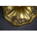 Lichtarze w stylu Ludwika XV, brąz złocony, Francja, ok. 1840 r.