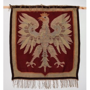 Kilim “Polski Orzeł – godło”, II RP, Gliniany, Kresy, lata 20-te.
