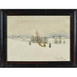 Marian PUFFKE (1888-1925), Pejzaż zimowy, 1919?